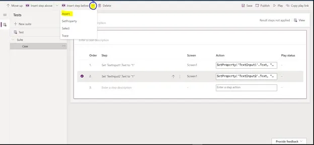 Creating a List named "Test Site List Only"