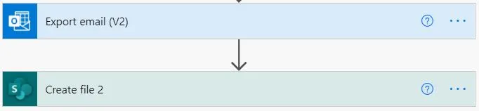 Exporting the email from the shared mailbox and then uploading it to SharePoint