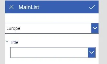 We will now bind the dropdown