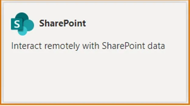 Select SharePoint