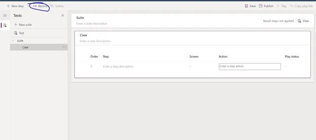 Creating a List named "Test Site List Only"