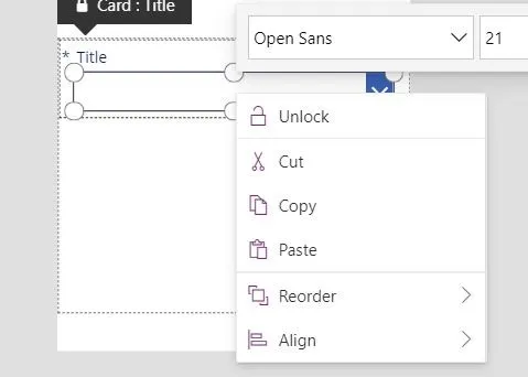 Unlocking the Title dropdown