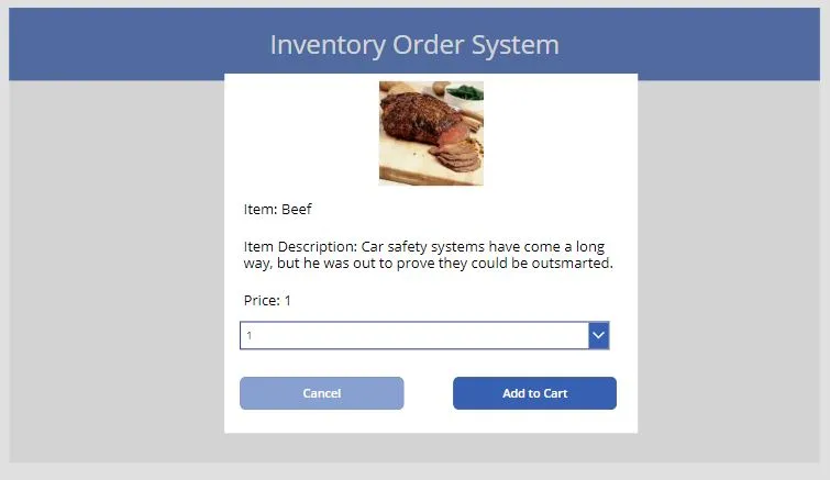Confirmation Screen Button