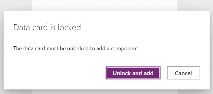 Unlocking DataCard
