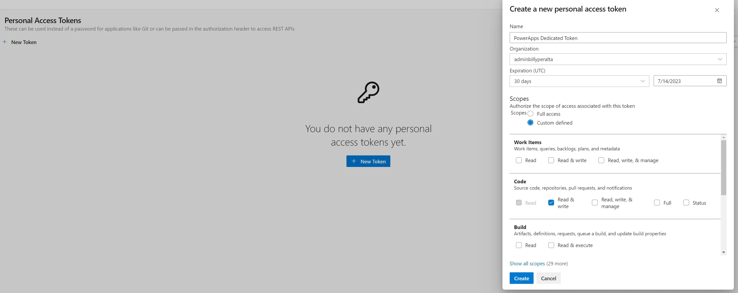 Generating the Access Code