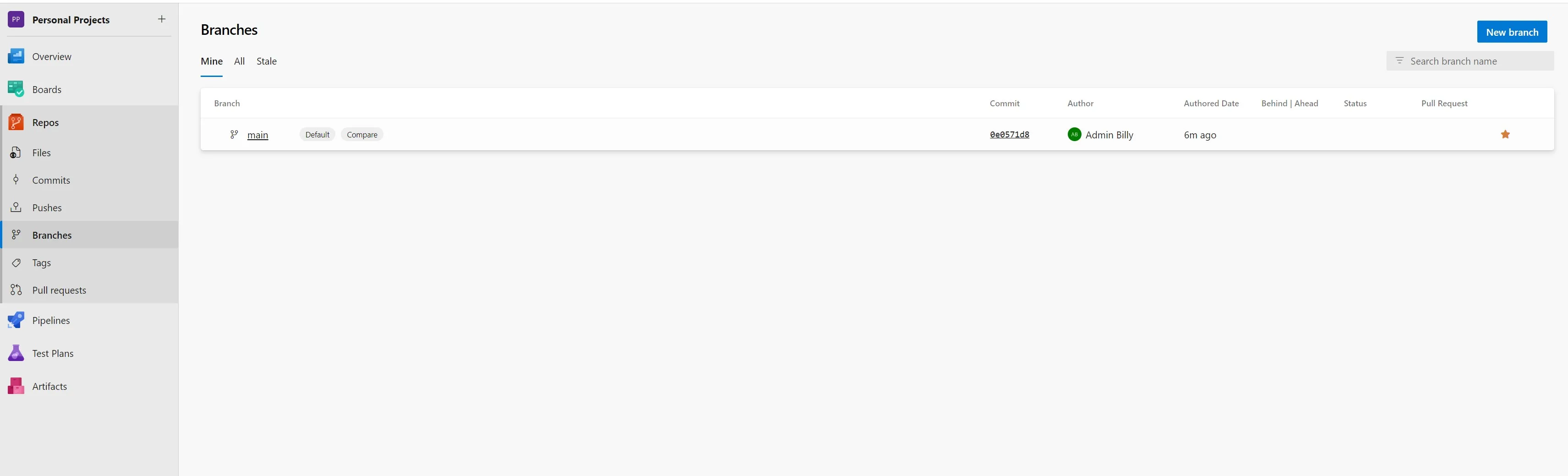 Checking what branch is available