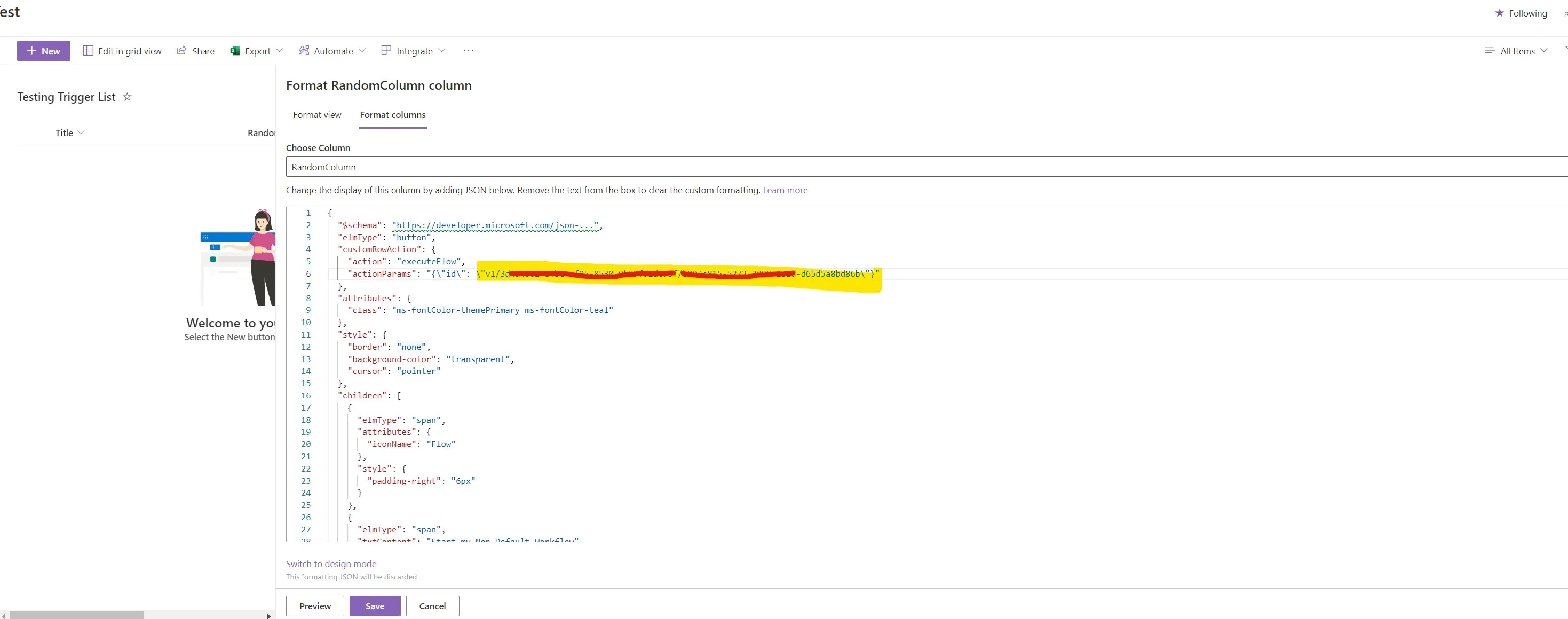 How it should look like after formatting.