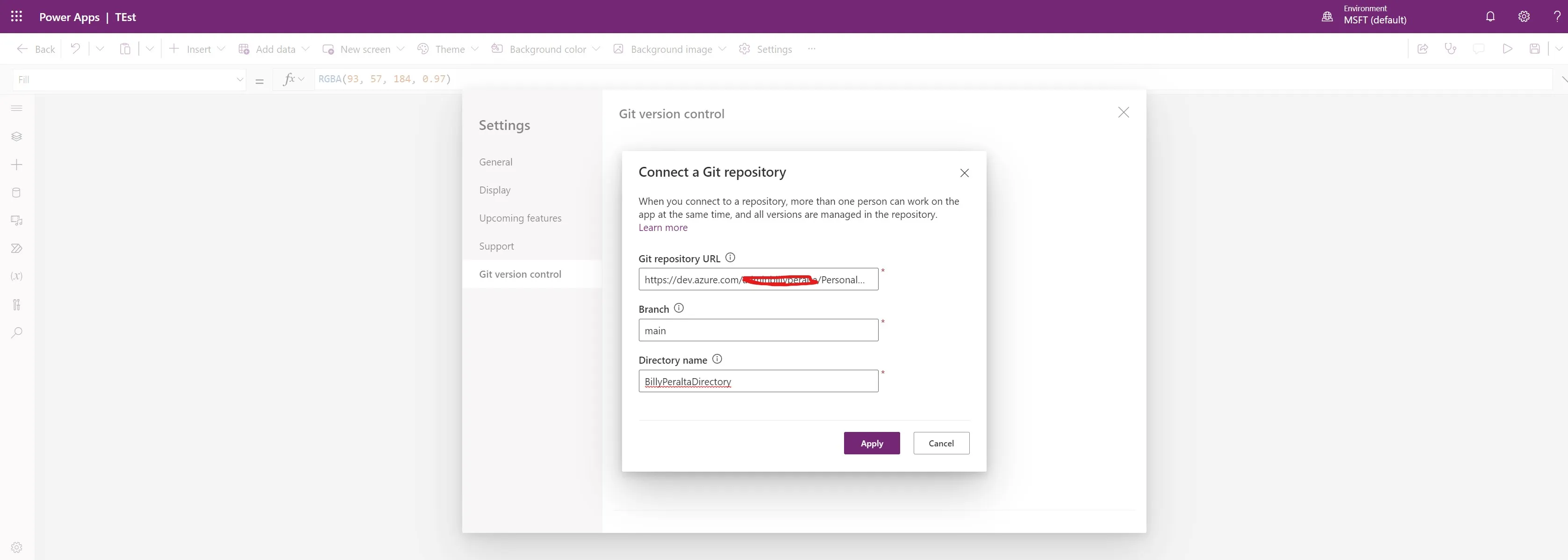 Connecting to our repo