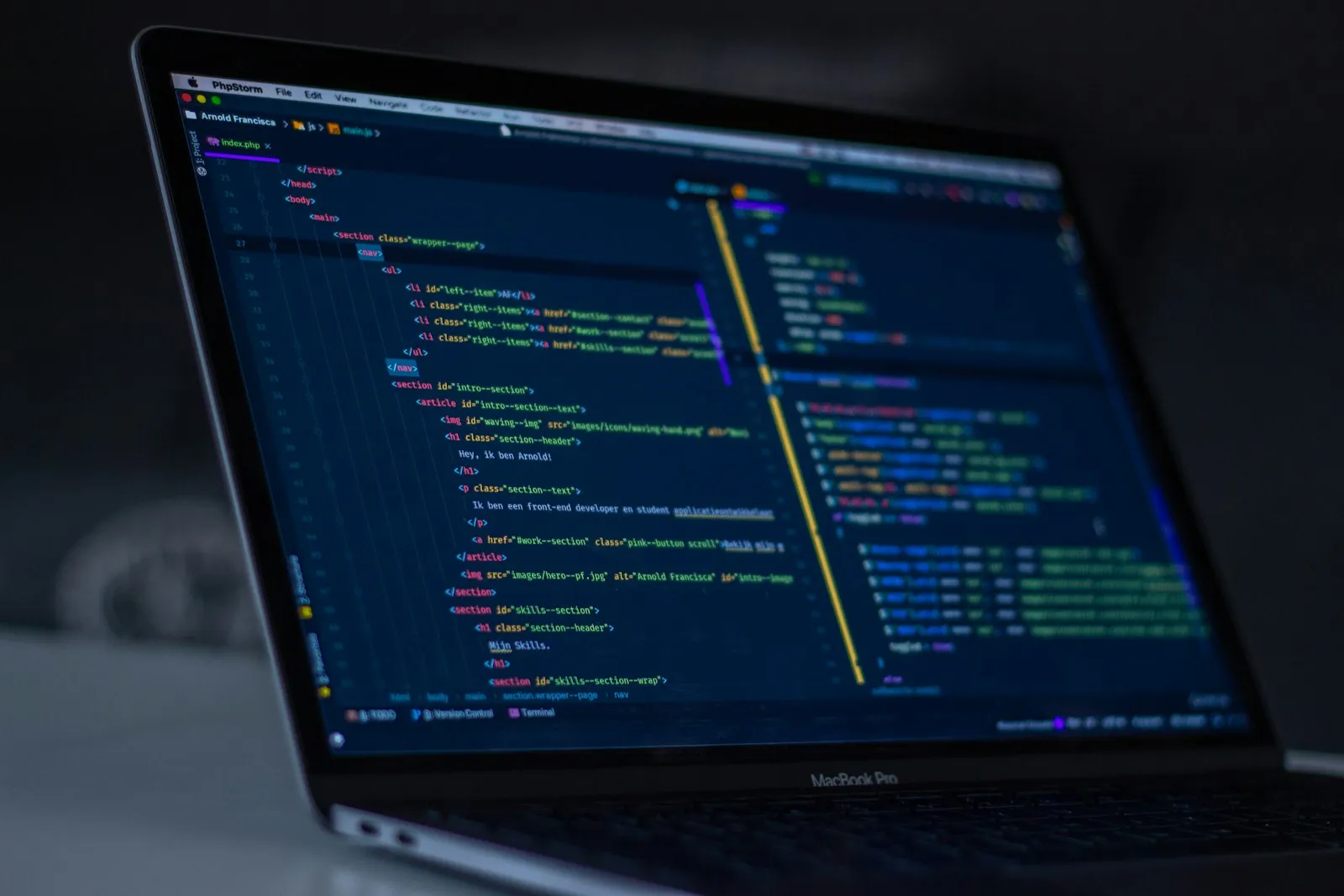 Modern code editor showing SharePoint Framework development