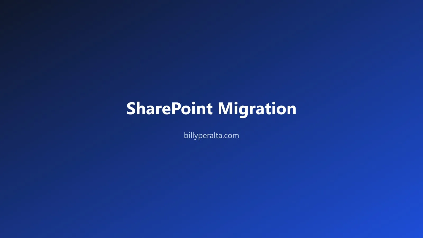 SharePoint Migration article header