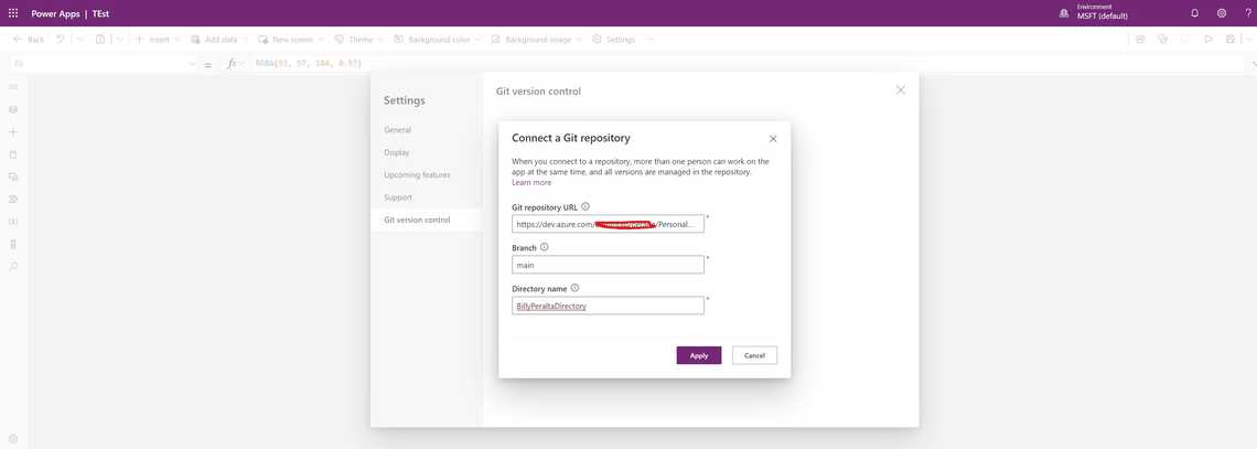 Connecting to our repo